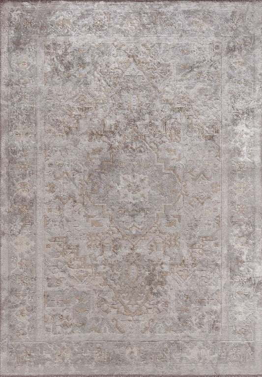 Valenza Light cream - Light grey Rug