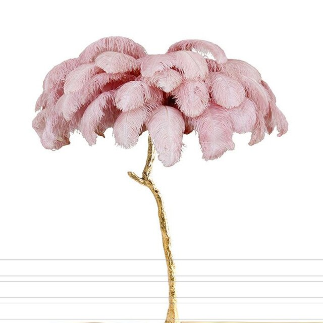 Palmera Luxury Feather Floor Lamp