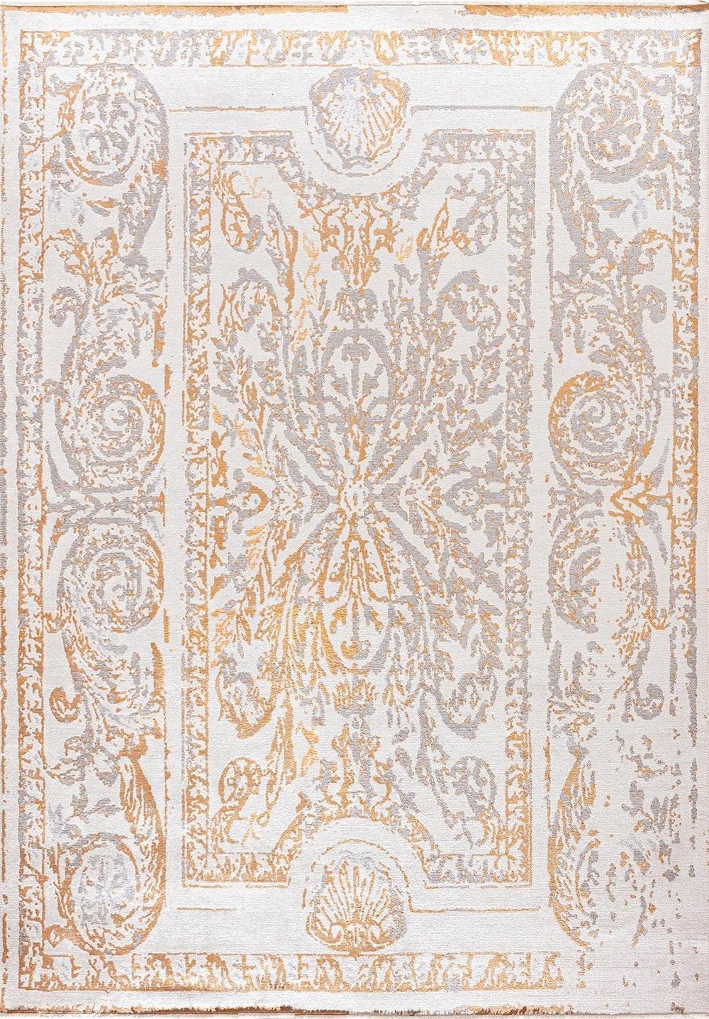 Lucentia  Grey - Mustard Rug