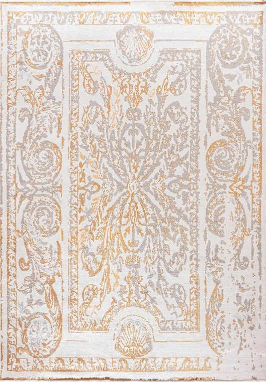 Lucentia  Grey - Mustard Rug