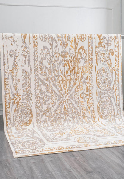 Lucentia  Grey - Mustard Rug