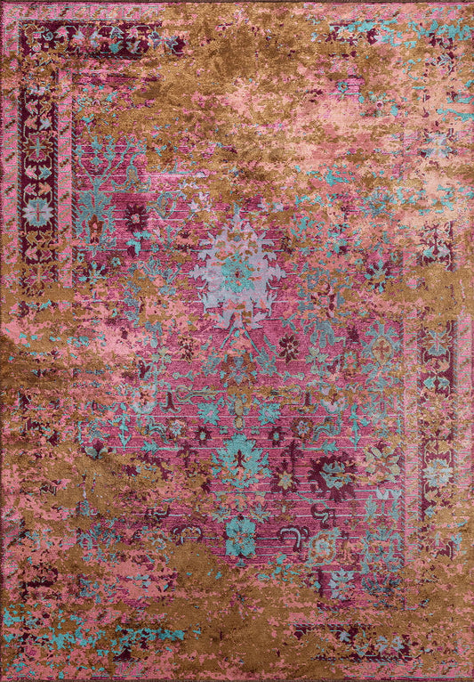 Patina Cacao - Pink Rug
