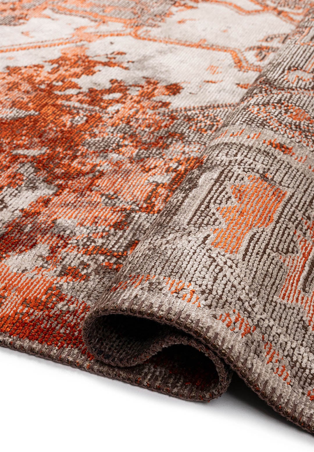 Emperor Rust - Gray Rug