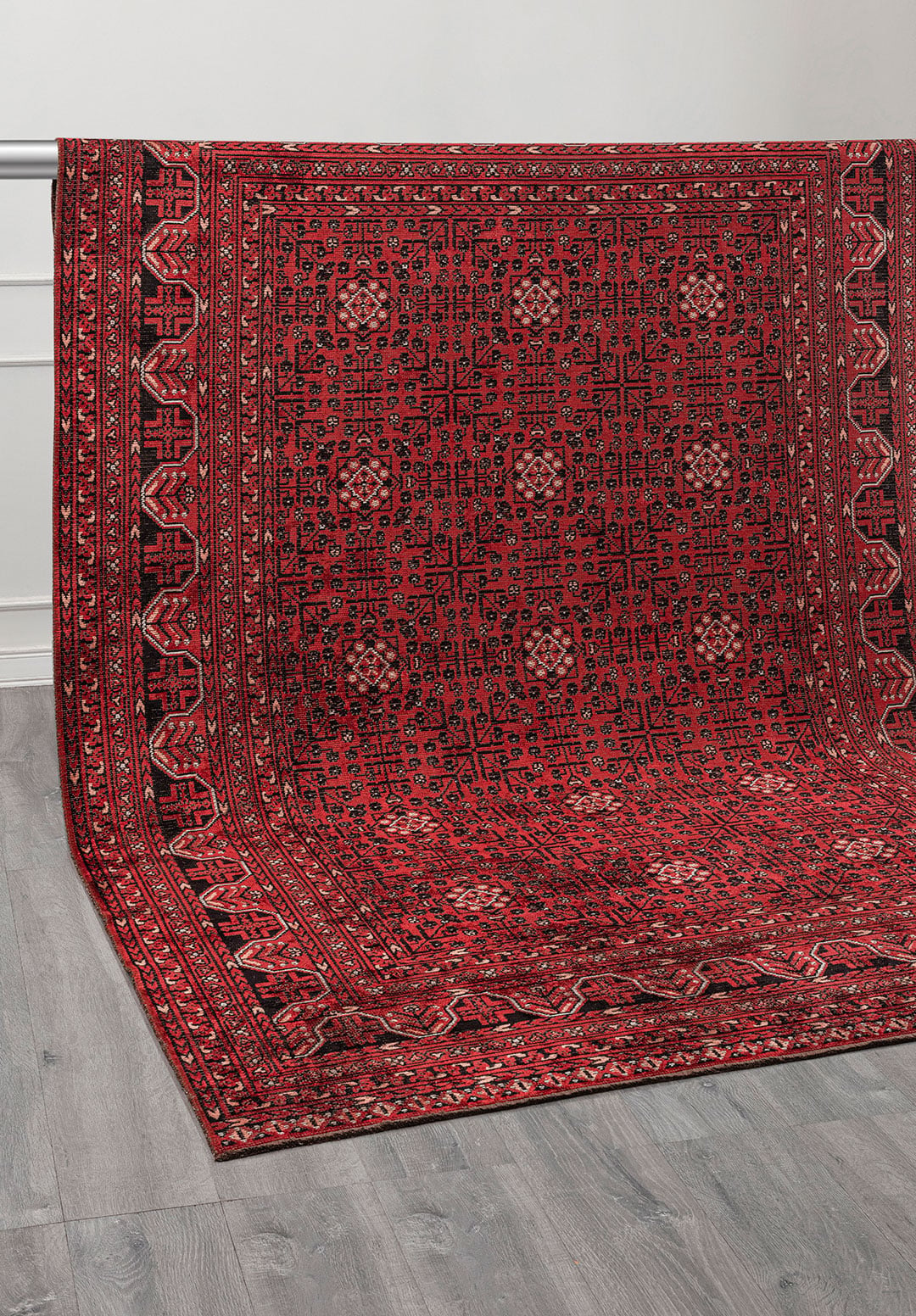 Samarkand Ruby Light Cream Rug