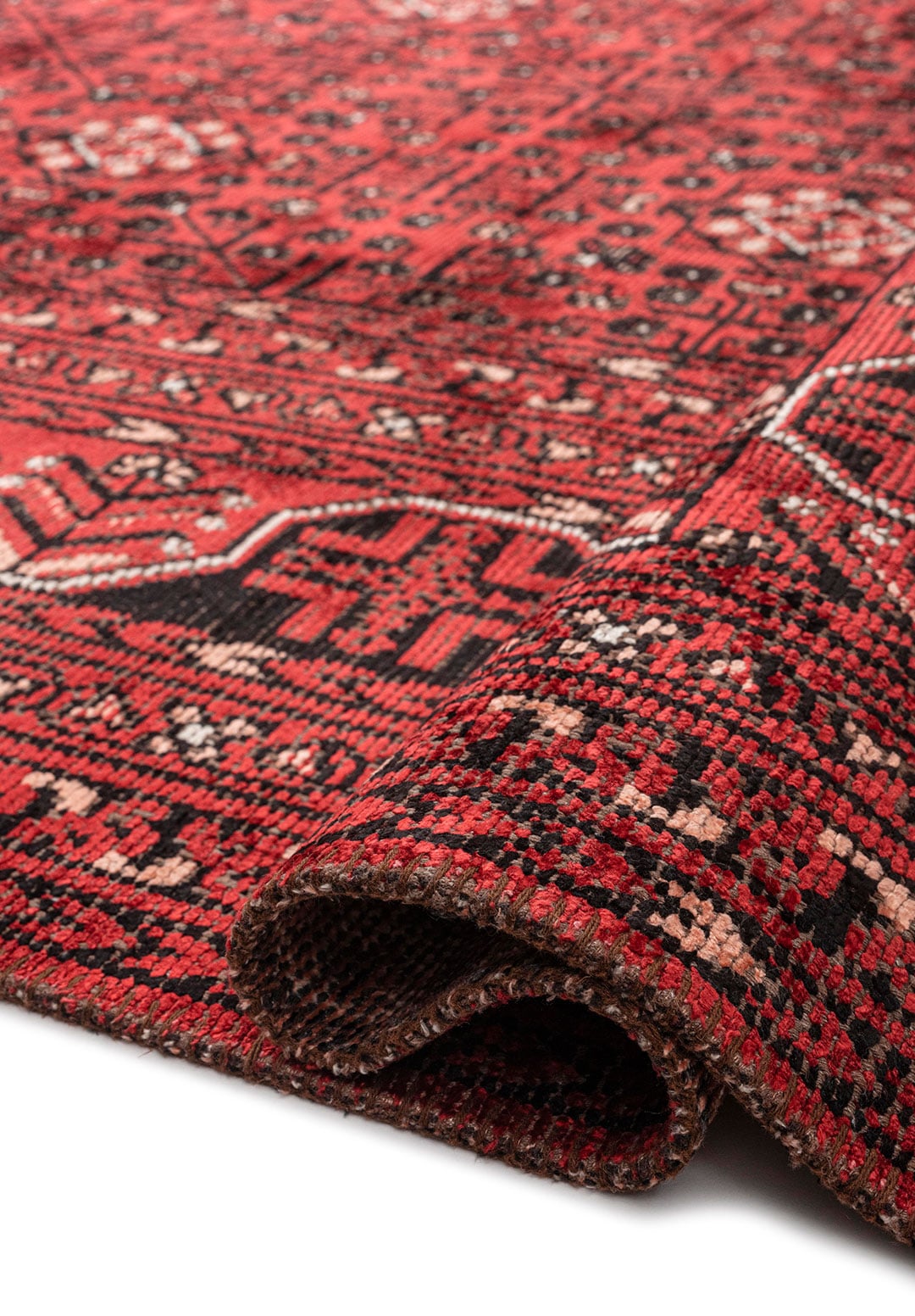 Samarkand Ruby Light Cream Rug