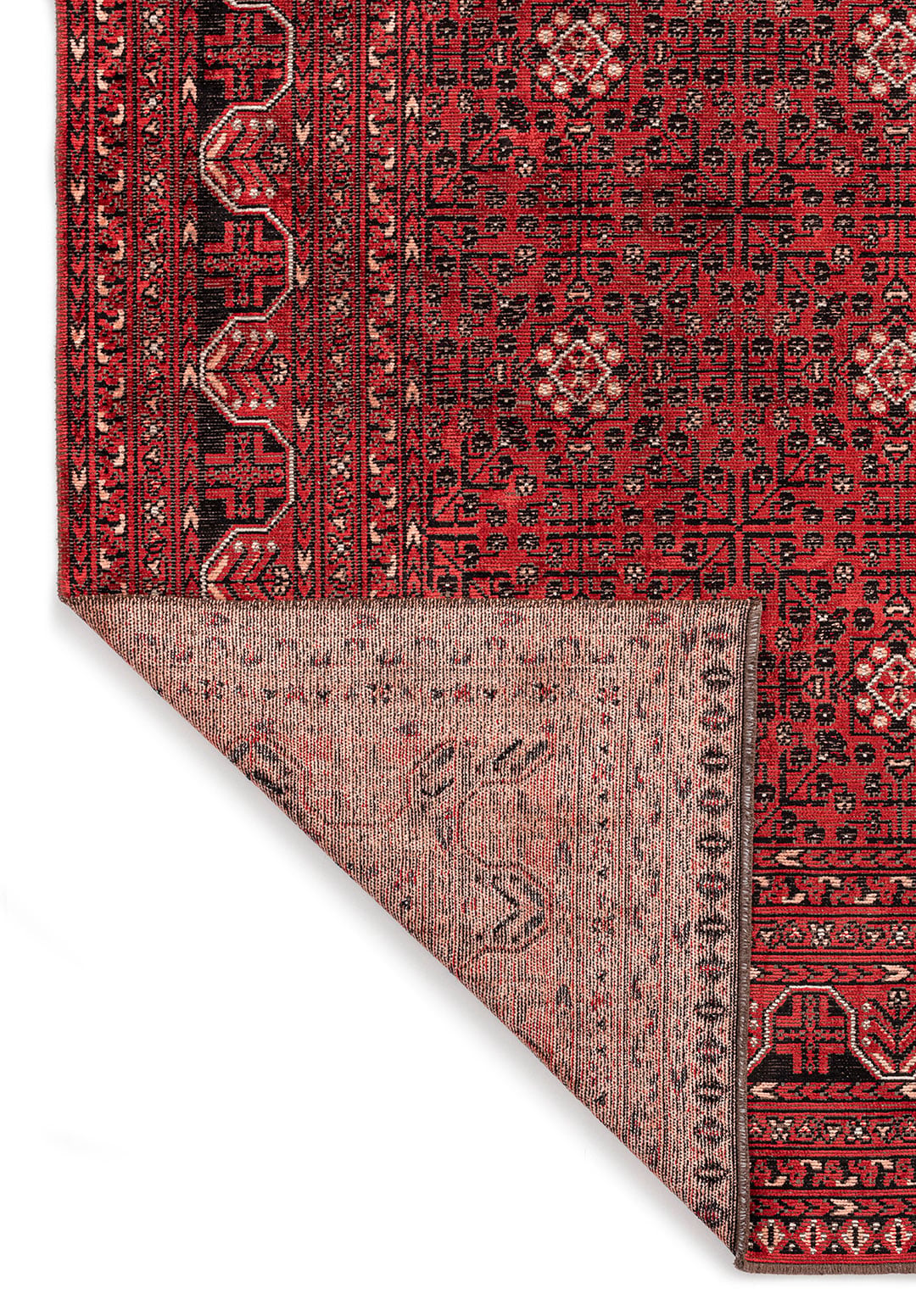 Samarkand Ruby Light Cream Rug