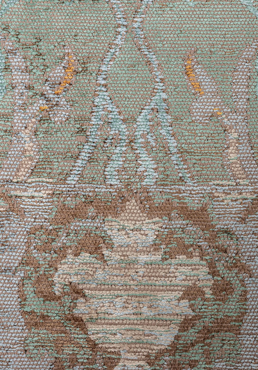 Velorien River Green - Cream Rug
