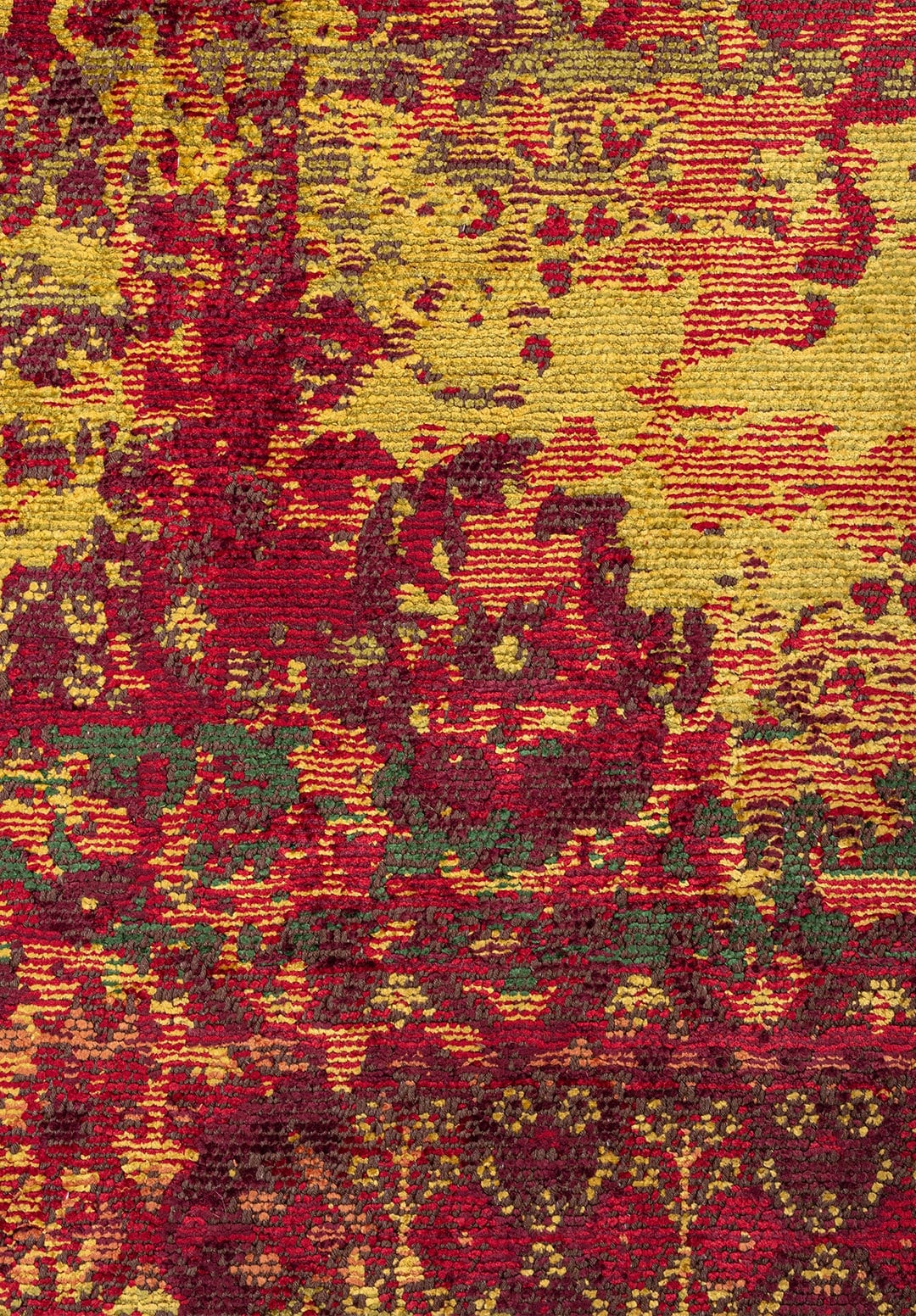 Ardesia Red - Yellow Rug