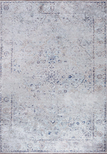 Serelis Ivory - Dusty blue Rug