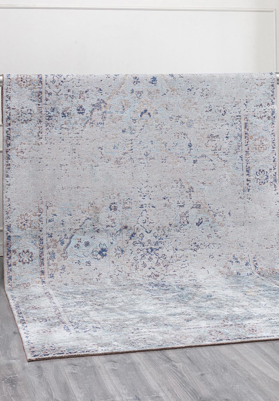 Serelis Ivory - Dusty blue Rug