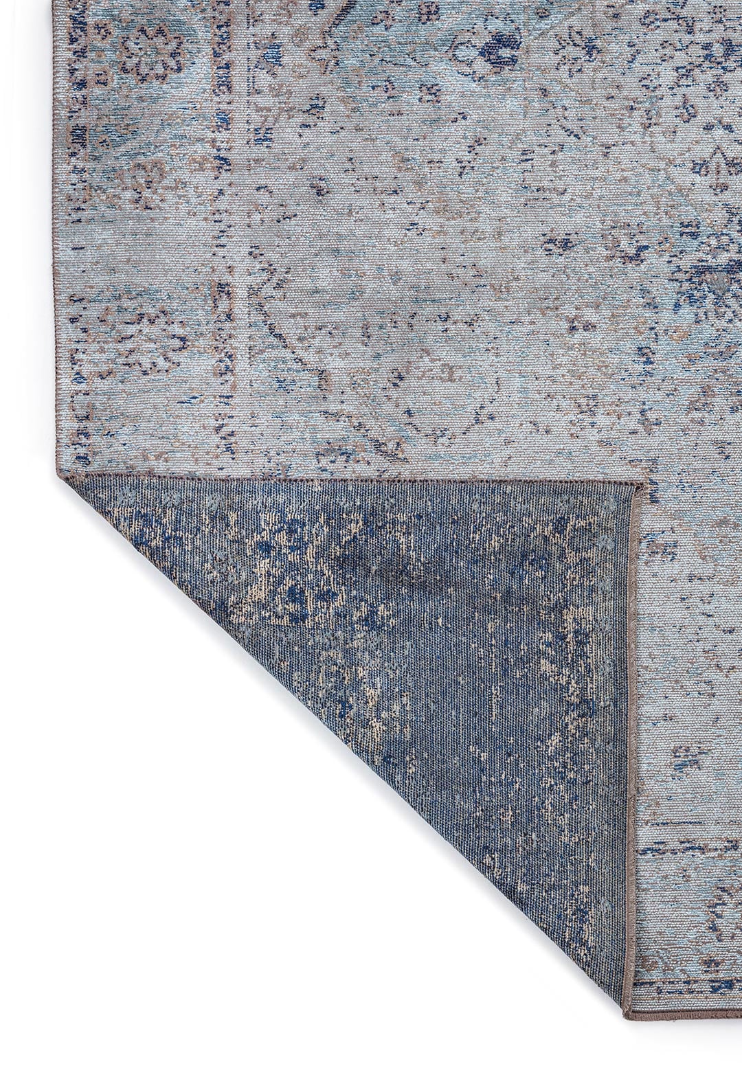 Serelis Ivory - Dusty blue Rug