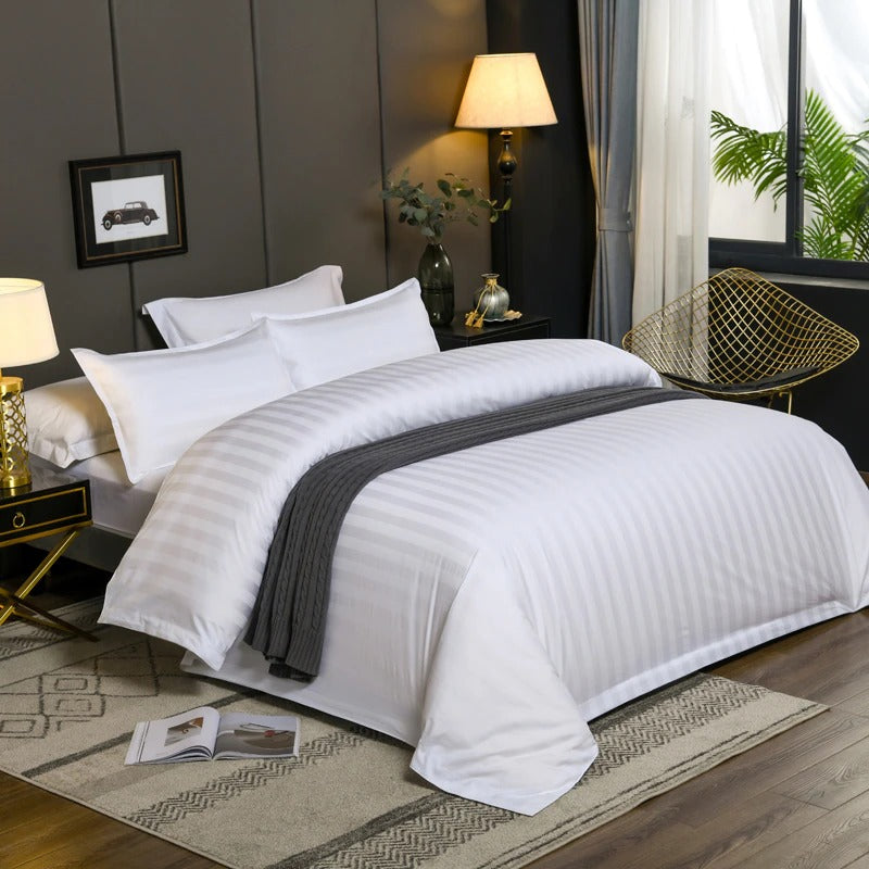 Amara Hotel Stripe Bedding Set
