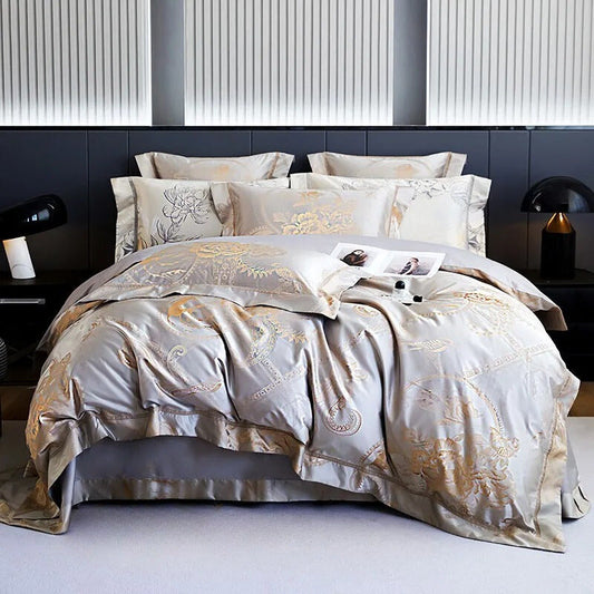 Freja Vintage Jacquard Bedding Set