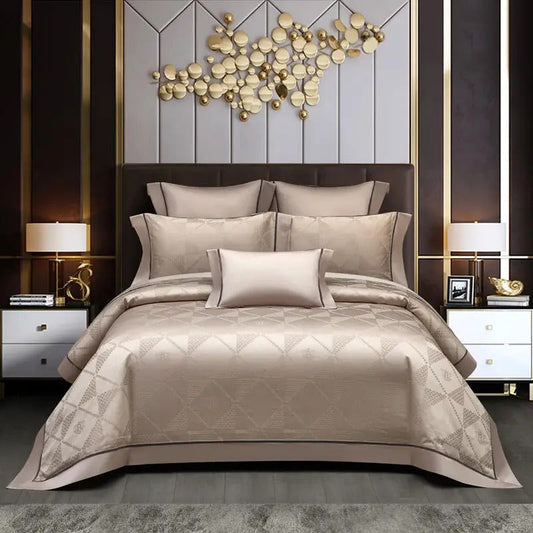 Eden Jacquard Egyptian Cotton Luxury Bedding Set
