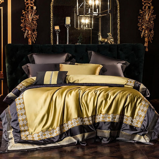 Amarilla Embroidery Egyptian Cotton Bedding Set