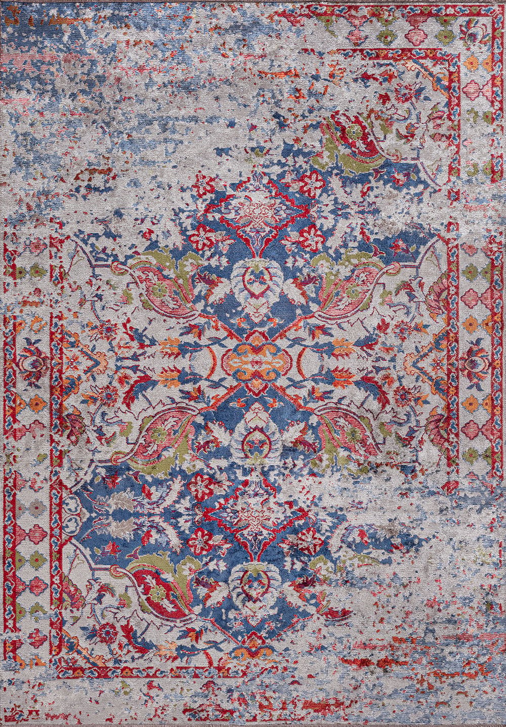 Bastille Tile - Navy Blue Rug