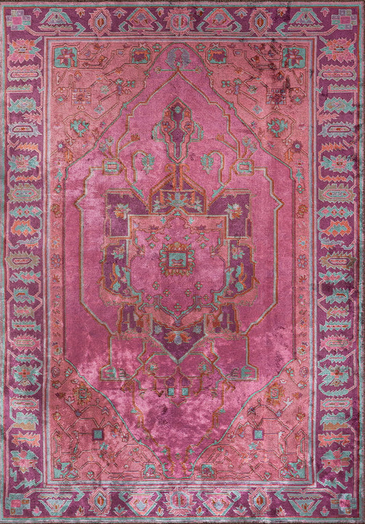 Emperor Rust - Purple Rug