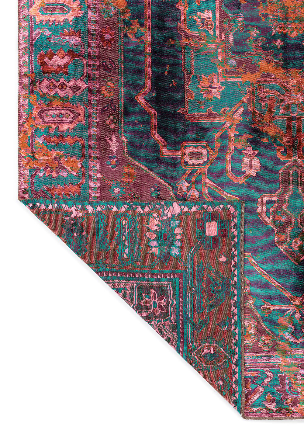 Emperor Dark Damson - Rust Rug