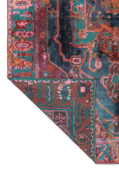Emperor Dark Damson - Rust Rug
