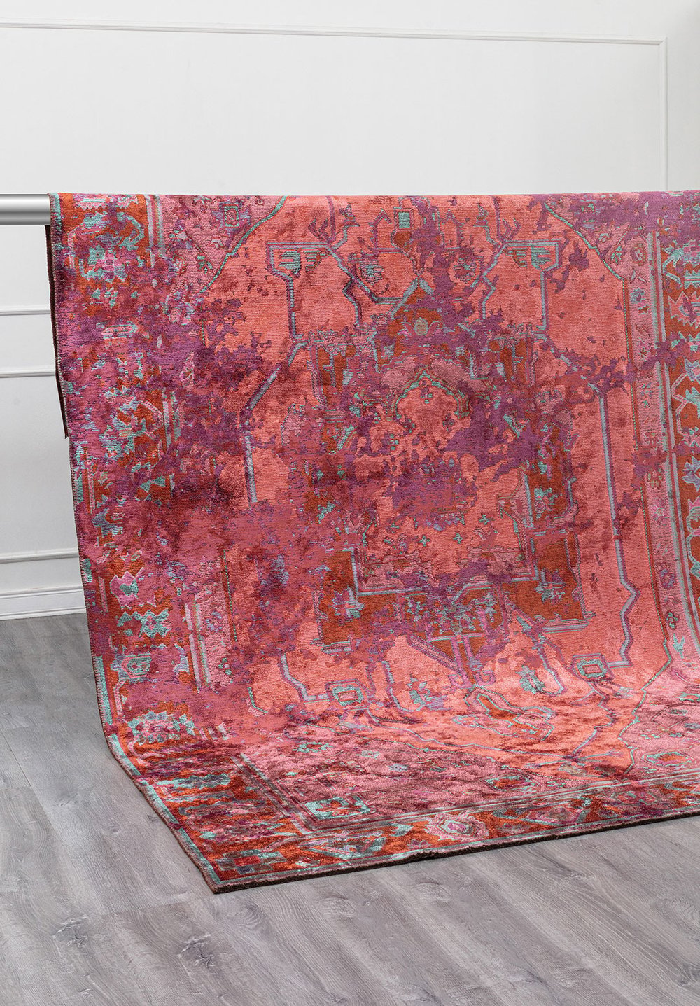 Emperor Rust - Turquoise Rug