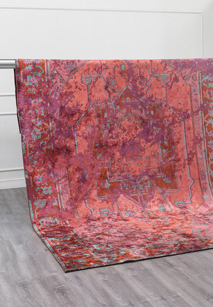Emperor Rust - Turquoise Rug