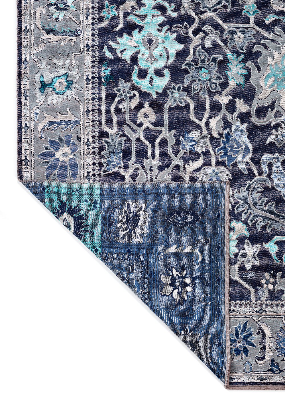 Grandeur Blue - Turquoise Rug