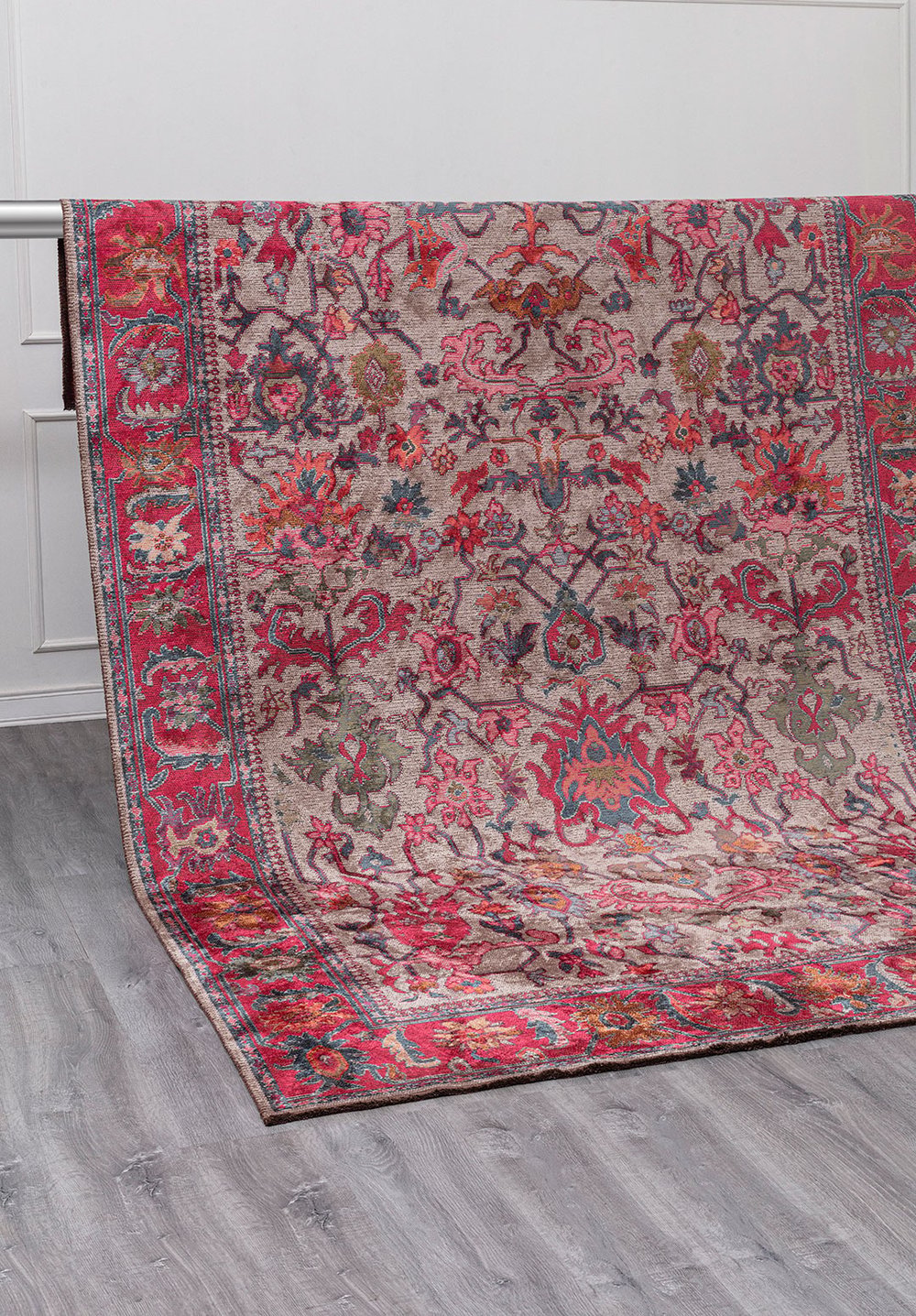 Grandeur Tile - Fuchsia Rug
