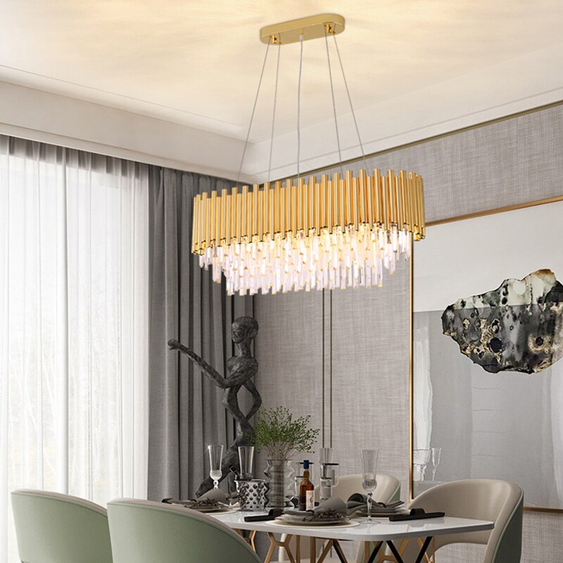 Rylee Gold Edged Beveled Crystal And Copper Ring Chandelier