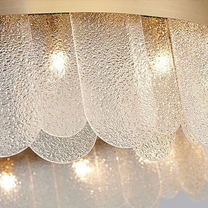 Patina Gold Ring Chandelier