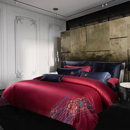 Clennet Luxury Egyptian Cotton Embroidery Bedding Set