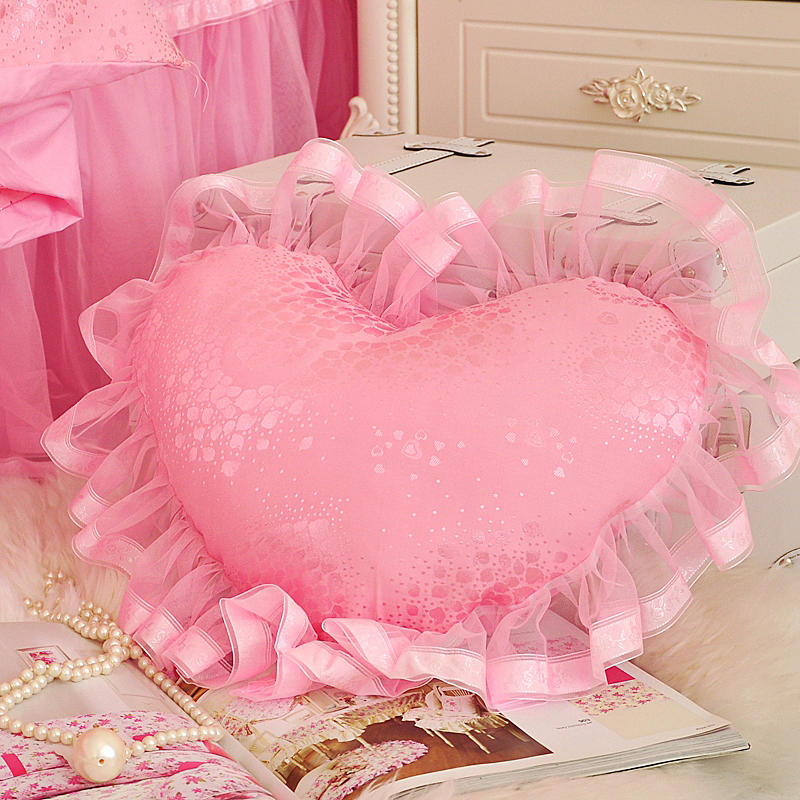 Aaliyah Triple Layered Ruffled Cotton Lace Bedding Set