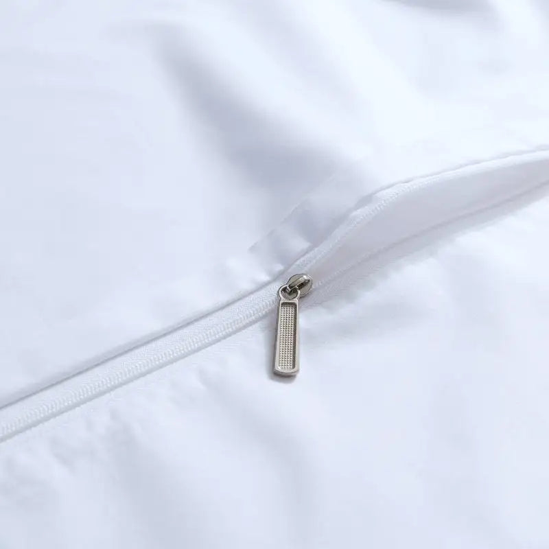 Degella Red Stripe Egyptian Cotton Luxury White Bedding Set