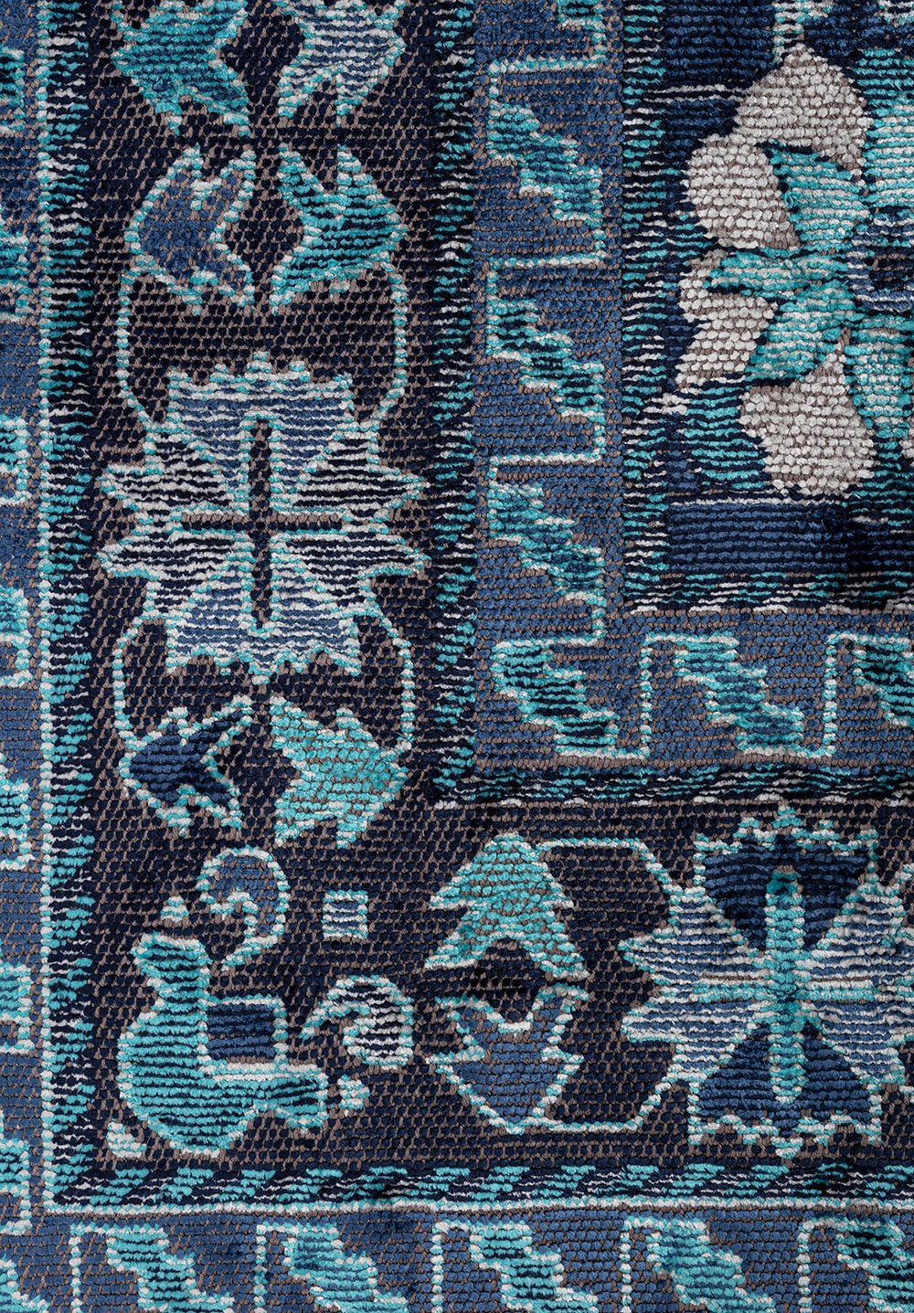 Prestige Dark Blue - Turquoise Rug