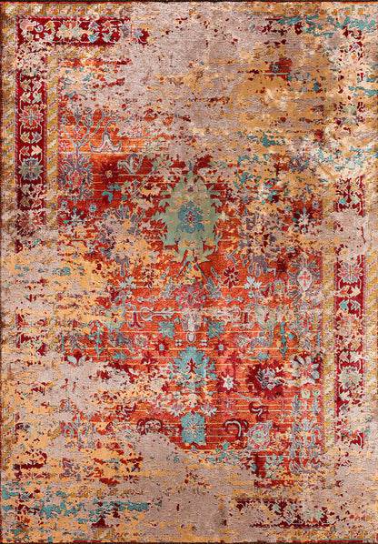 Prestige Mustard - Red Rug