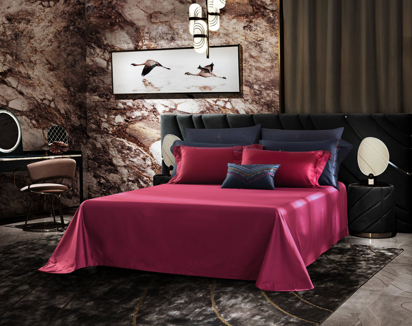 Clennet Luxury Egyptian Cotton Embroidery Bedding Set