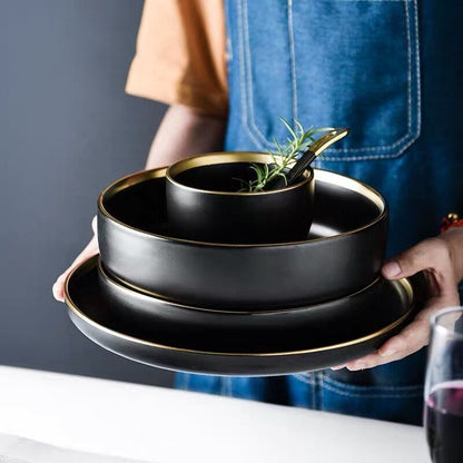 Legacy Black Luxury Dinnerware Set