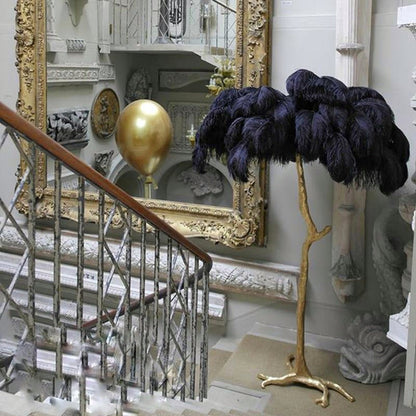 Palmera Luxury Feather Floor Lamp