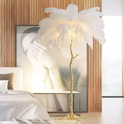 Palmera Luxury Feather Floor Lamp