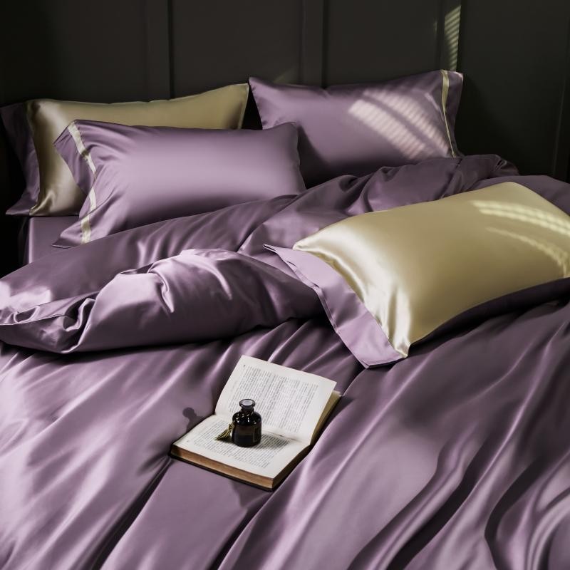 Manya Classic Solid Reversible Egyptian Cotton Bedding Set