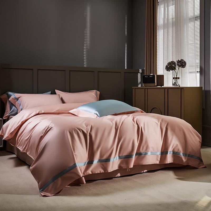 Manya Classic Solid Reversible Egyptian Cotton Bedding Set
