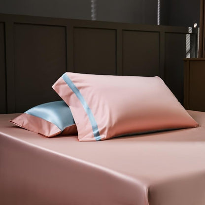 Manya Classic Solid Reversible Egyptian Cotton Bedding Set