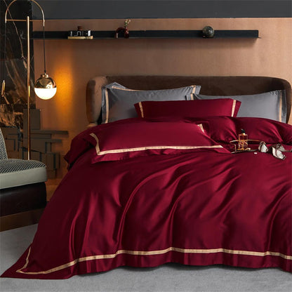 Karine Modern Seamless Solid Egyptian Cotton Bedding Set