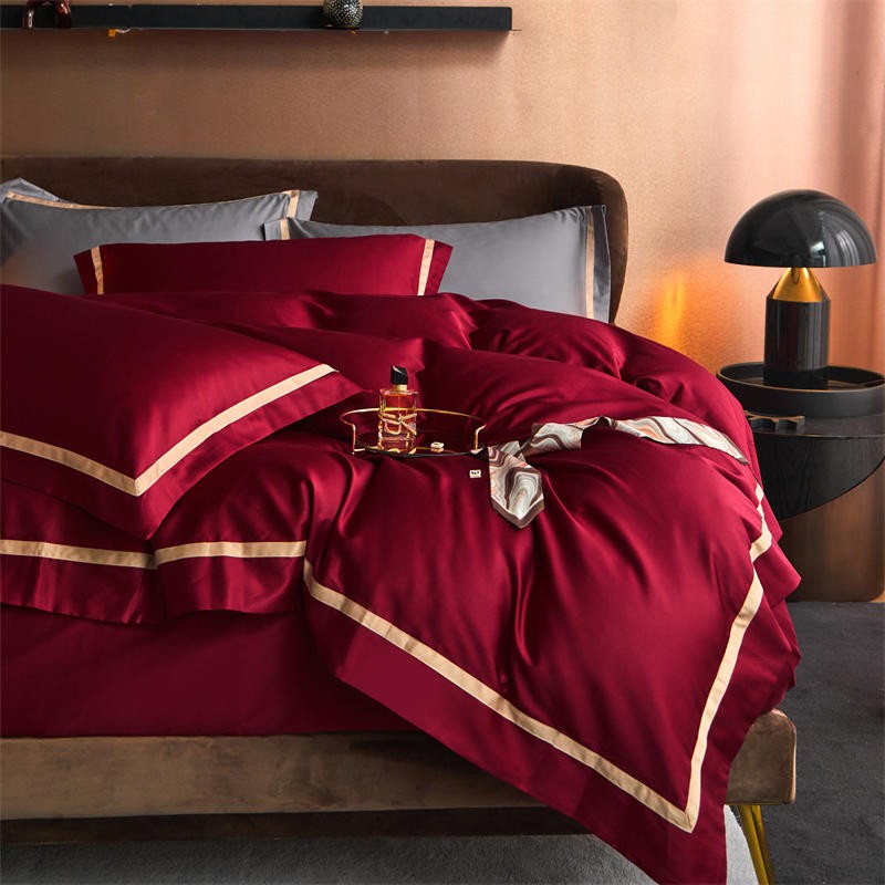 Karine Modern Seamless Solid Egyptian Cotton Bedding Set