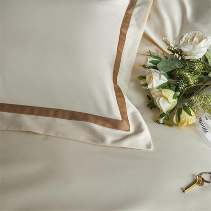 Karine Modern Seamless Solid Egyptian Cotton Bedding Set
