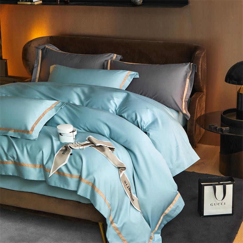 Karine Modern Seamless Solid Egyptian Cotton Bedding Set