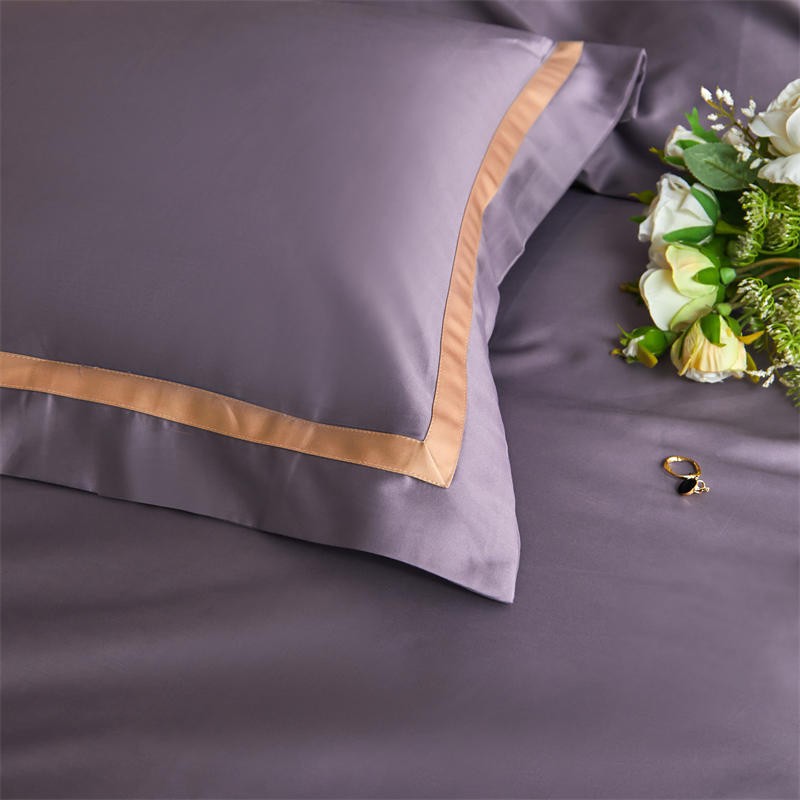 Karine Modern Seamless Solid Egyptian Cotton Bedding Set