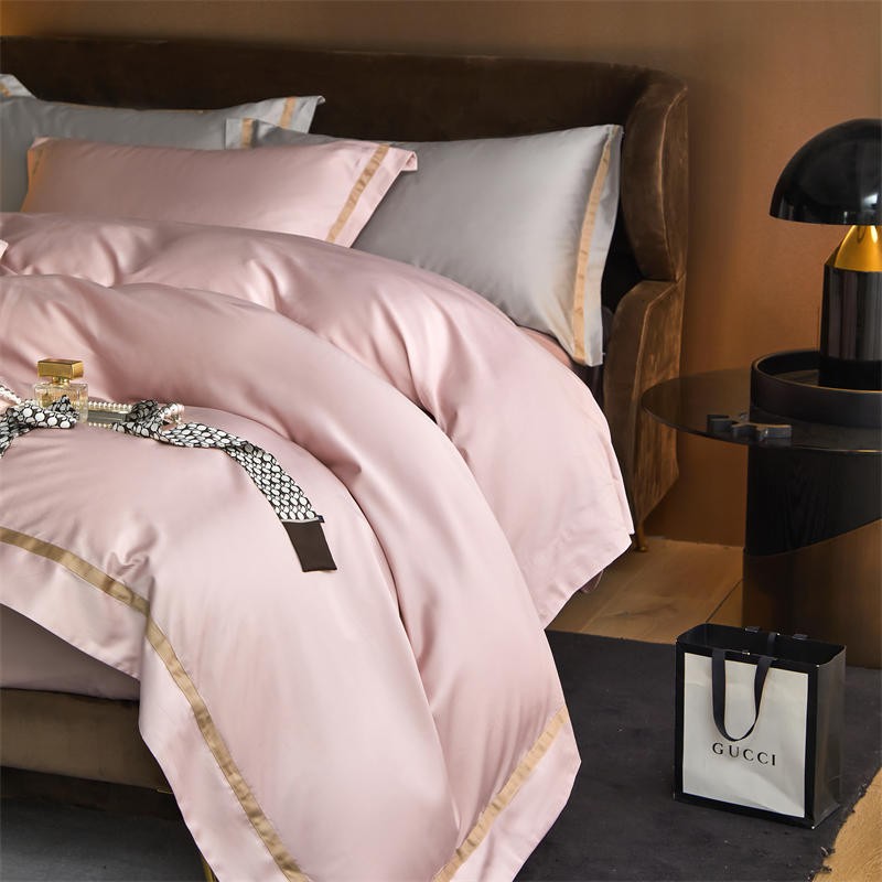 Karine Modern Seamless Solid Egyptian Cotton Bedding Set