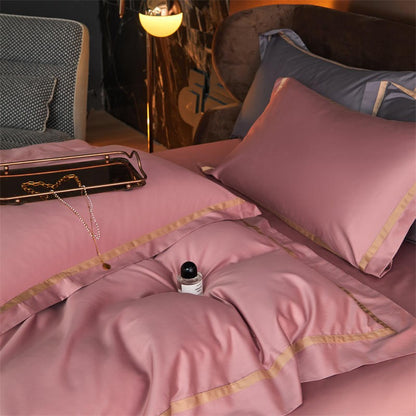 Karine Modern Seamless Solid Egyptian Cotton Bedding Set