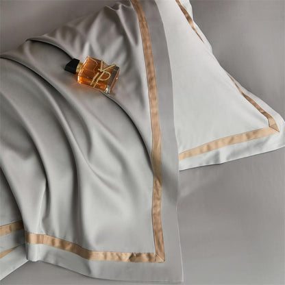 Karine Modern Seamless Solid Egyptian Cotton Bedding Set