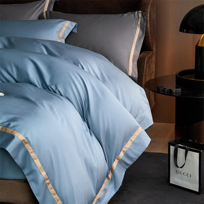 Karine Modern Seamless Solid Egyptian Cotton Bedding Set